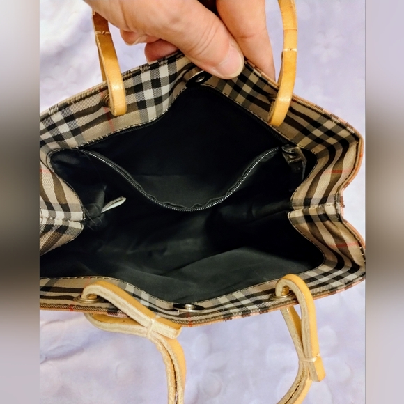 LOW START.. LOW START... LOW START Burberry Blue Label Mini Tote GUC - Picture 7 of 8